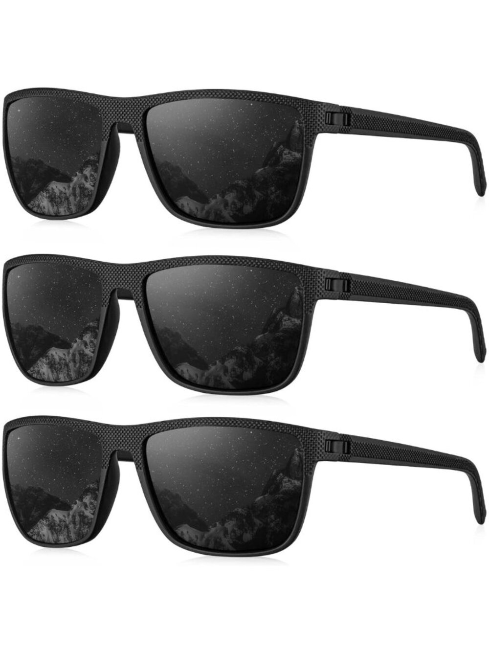 Lightweight Polarized Sunglasses for Men - UV Protection for Driving, Fishing